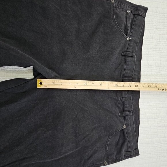 Dickies Men's 44x30 Flex Tough Max Technology Stretch Pants Black Straight Leg - Picture 12 of 16